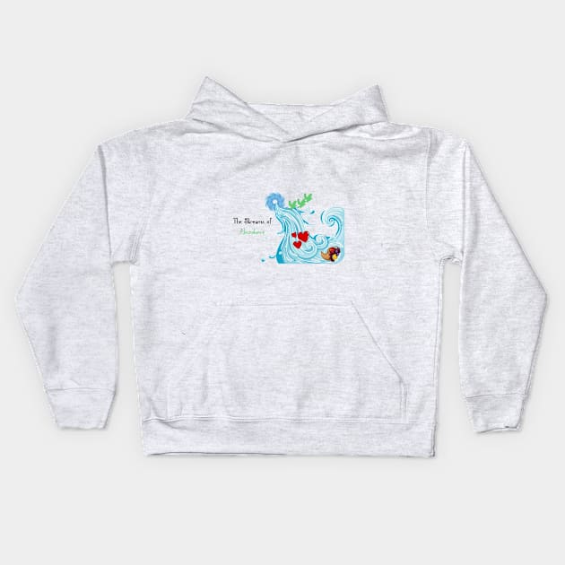 The Streams of Abundance Kids Hoodie by Youniverse in Resonance
